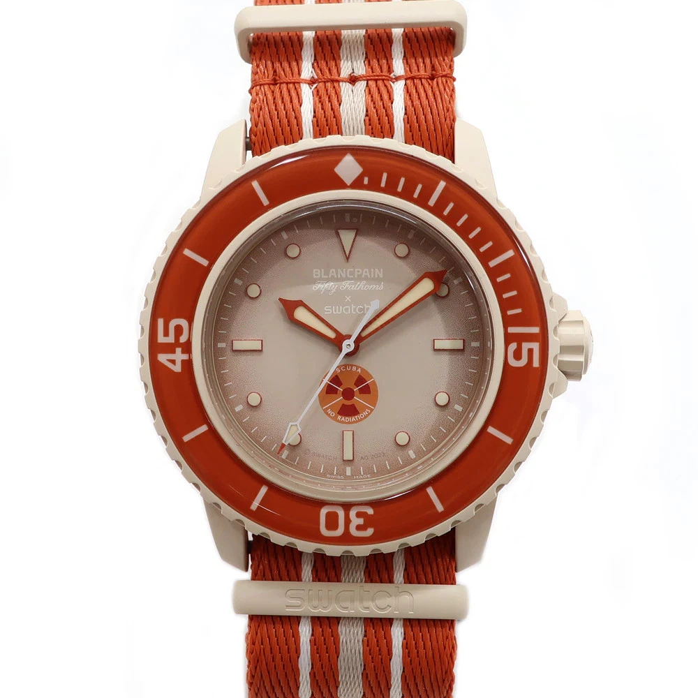 Blancpain — Blancpain×Swatch ARCTIC OCEAN SO35N100 Ceramic Quartz Watch #UW434