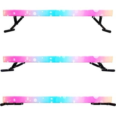 Adjustable Balance Beam 8FT 42cm Kids Gymnastics Training Equipment FUNCHEER