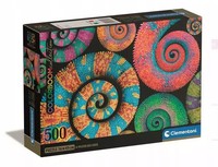 Puzzle 500 Compact Curly Tails Clementoni