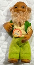 Steiff Original Lucki 5" Gnome Dwarf Rubber Mohair W/Tag