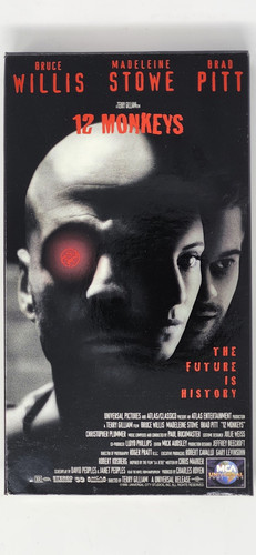 12 Monkeys (VHS, 1995). AWESOME COPY! Tested! No Mold! FREE SHIPPING! - Picture 1 of 3