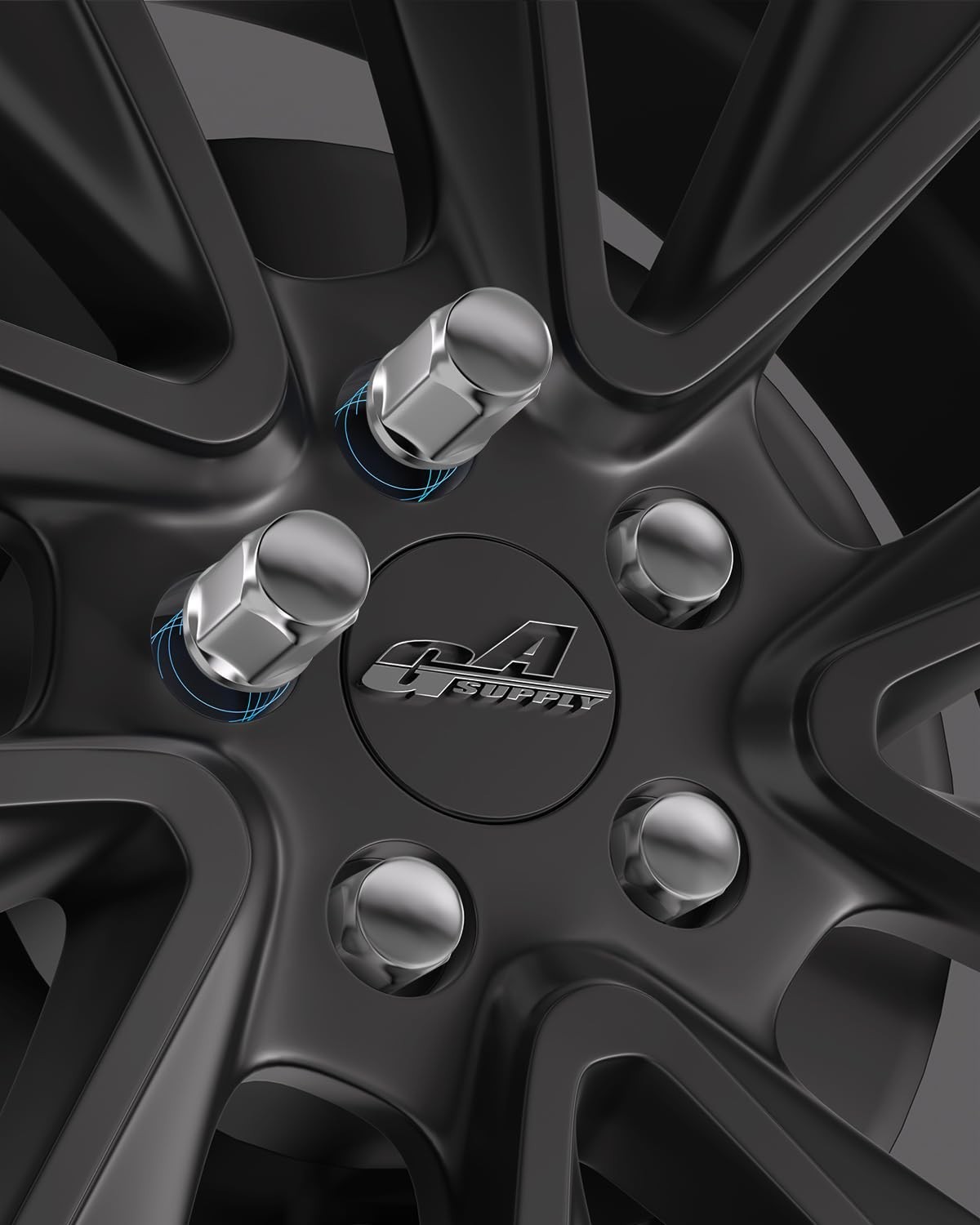 1/2x20 Lug Nuts 20pcs, Chrome 1/2''-20 Closed End Bulge Acorn Lug Nuts, 1.38"...