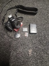 Canon PowerShot SX420 IS Digital Camera Black Bundle Battery Charger Great Cond.