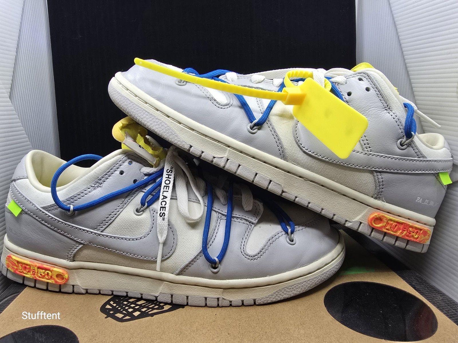 OFF WHITE X NIKE Taglia 11 Sneakers Nike Off White x Dunk Low 'Lotto 10 di 50'