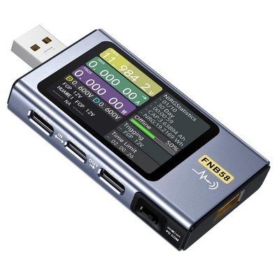USB-Tester Multimeter 4-28V 7A LCD Display Schnelllade-Erkennung Überwachung
