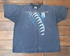 Vintage Nine Inch Nails Now I'm Nothing 1991 Concert T-Shirt 2-Sided XL NIN