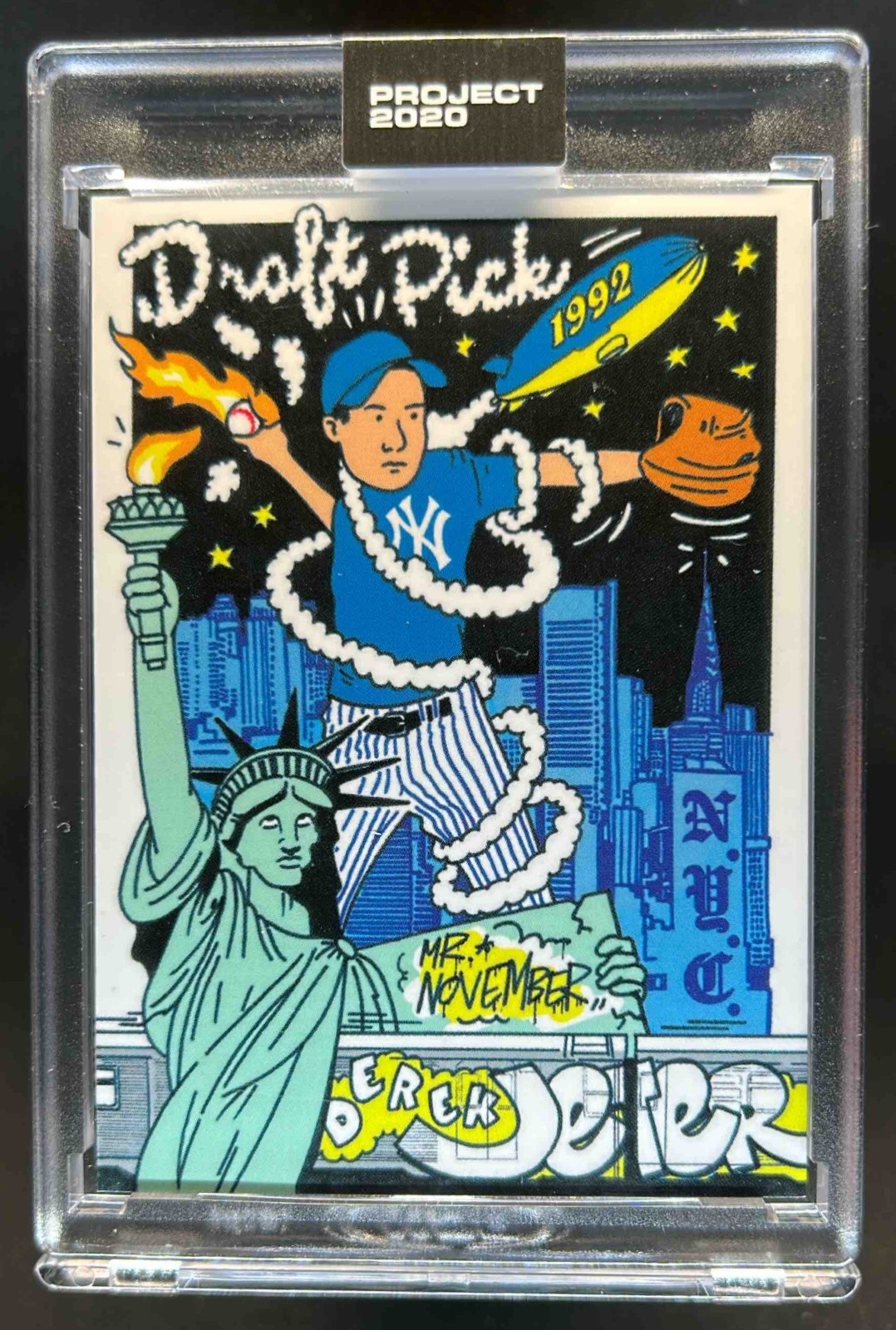 2020 Topps Project Derek Jeter #107 Yankees