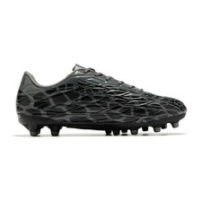 Men's Soccer Cleats Women's Football Shoes Unisex Outdoor Rugby Boots Black/Grey
