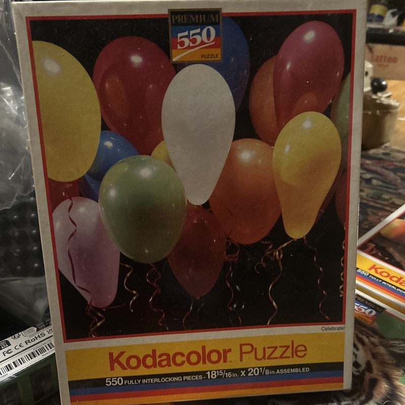 Rare Vintage Kodacolor 550 Piece Celebrate Puzzle Made In USA