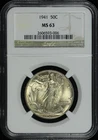 1941 Walking Liberty Half Dollar NGC MS-63