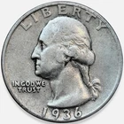 1936-P Washington Quarter 25C VF Very Fine * Nice Original Surfaces! 1936P