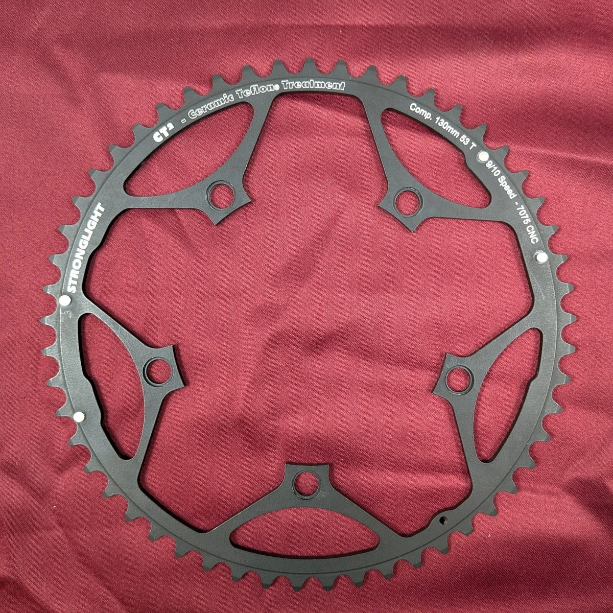 Plateau vintage Stronglight 53 dents, chainring