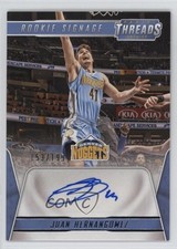 2016-17 Panini Threads Rookie Signage 153/199 Juan Hernangomez #18 Auto RC