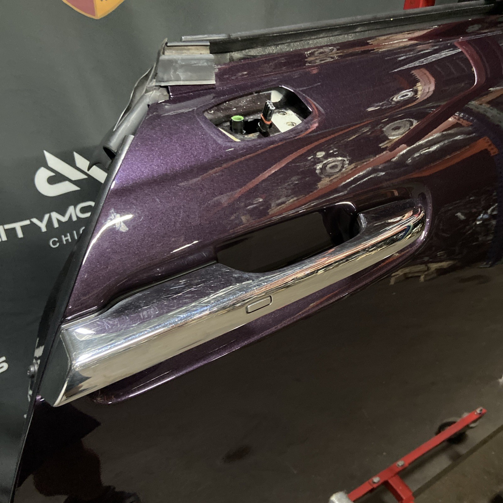 2017-2023 Rolls Royce Dawn RR6 Front Left Door W/o Glass Purple R95 OEM *NOTE*