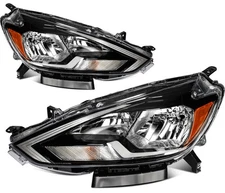 For 2016-2019 Nissan Sentra Sedan 4-Door Factory Headlights Headlamps Assembly