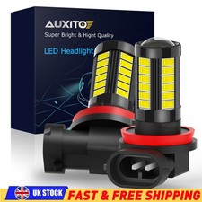 H11 LED Fog Light Bulb High Power Driving Lamps 6500K White Foglight Bulbs Kit