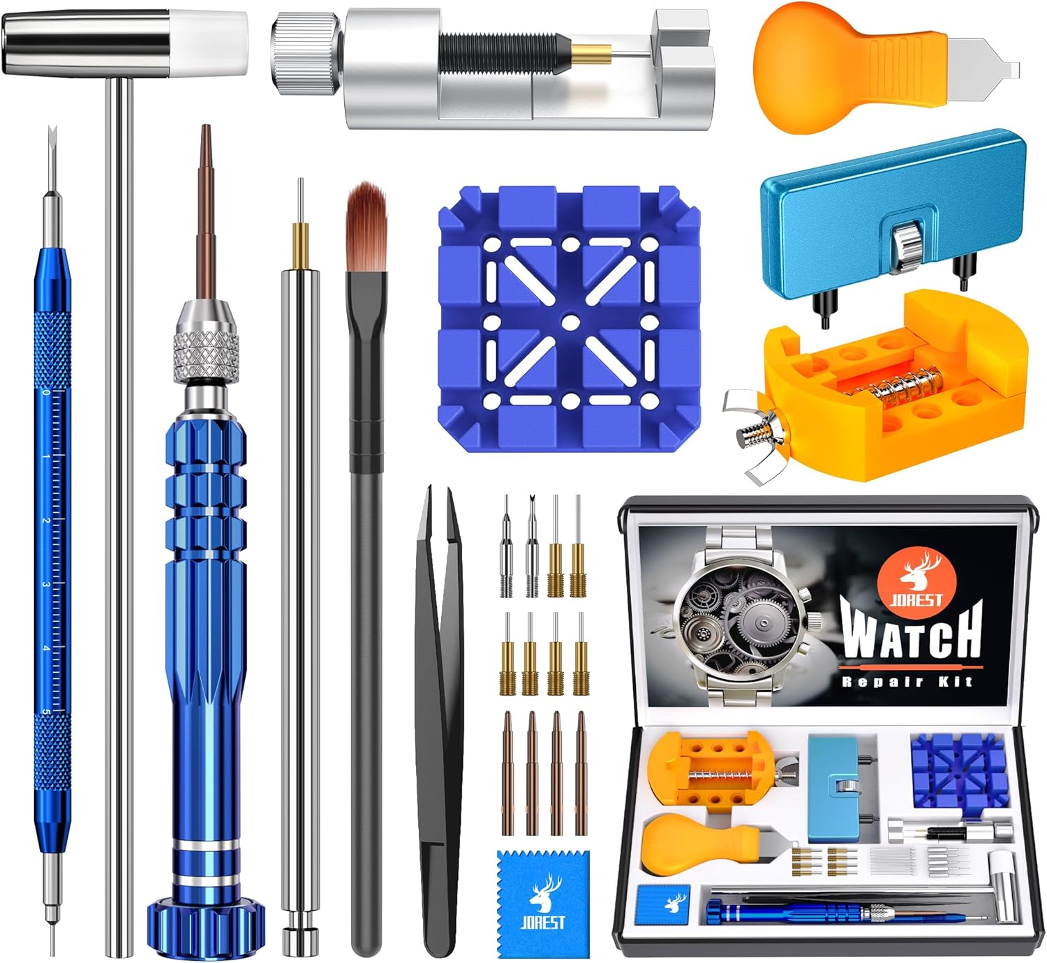 Watch Repair Tool Kit, for Watch Back and Link Removal & Battery Replacement & S