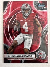 2024 Bowman's Best University Quinshon Judkins #74 Red Geo refractor 5 /10 (RC)