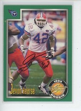 JEVON KEARSE AUTO RC /9 1999 SCORE ROOKIE #232 ON CARD AUTOGRAPH #D 06/09