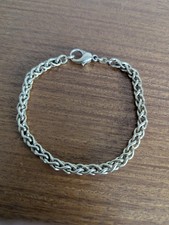 14ct Solid Yellow Gold Bracelet 9.8 Grams  7. 3/4" Long Xrf Tested Stamped 585