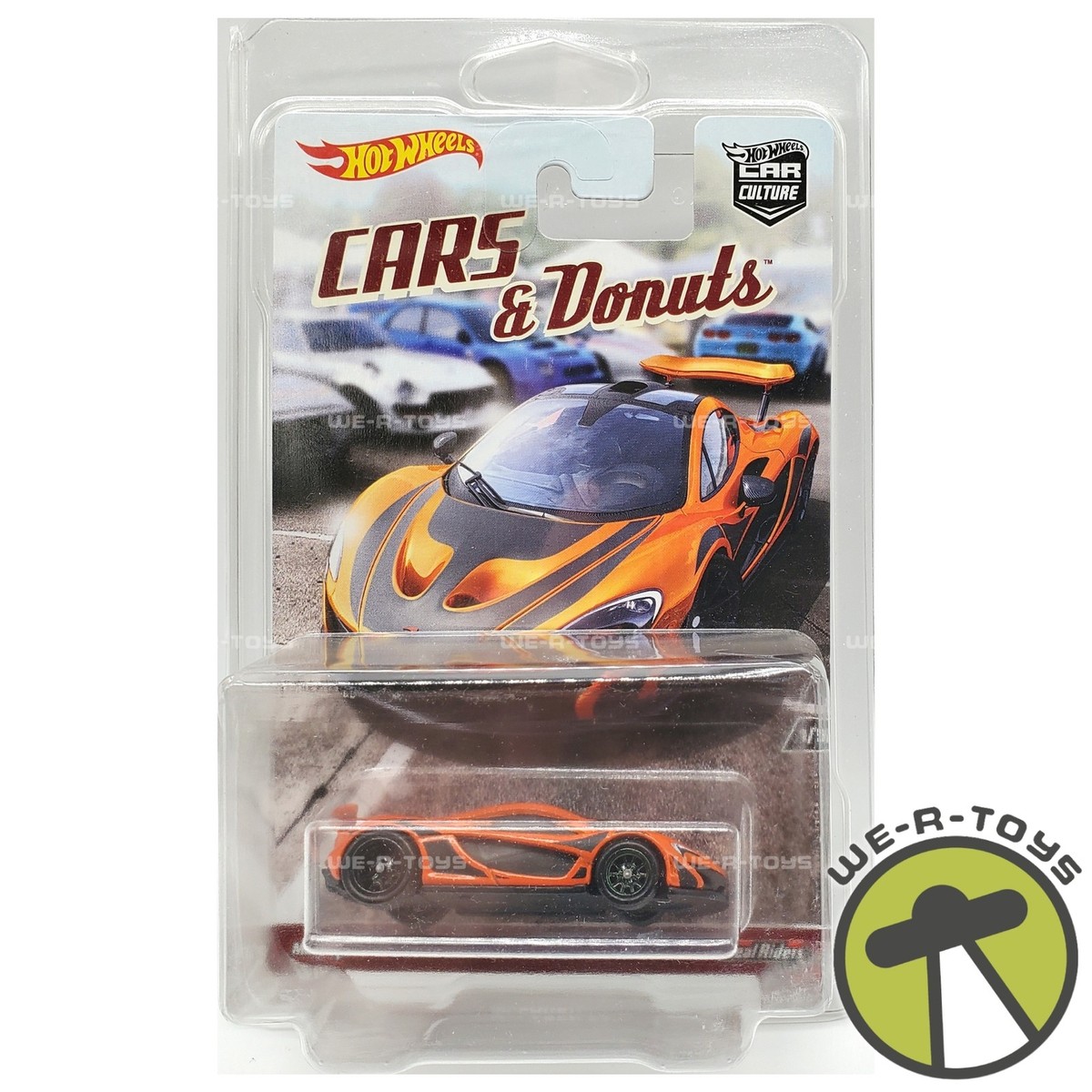 Hot Wheels Car Culture Series Cars & Donuts McLaren P1 Vehicle NEW