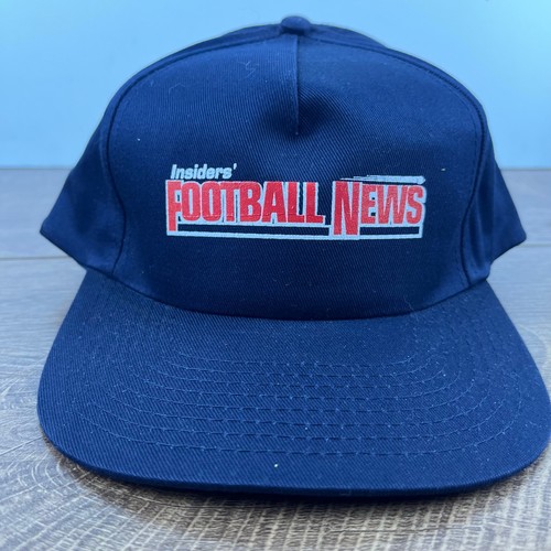 Insiders Football News Hat Blue Adjustable Hat Blue Adult Snapback Hat