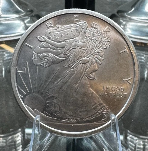 2 oz Walking Liberty Silver Round .999 Fine