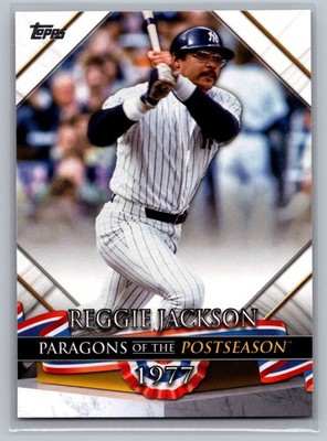 2022 Topps Update #PP-3 Reggie Jackson Paragons of the Postseason