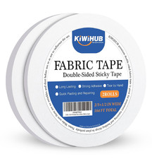 Double Sided Fabric Tape for Clothes 2 Rolls - Fabric Tape Strong Adhesive Clo