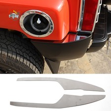 Cubierta de acero cromado para parachoques trasero esquina antiarañazos para Hummer H3 2005-2009