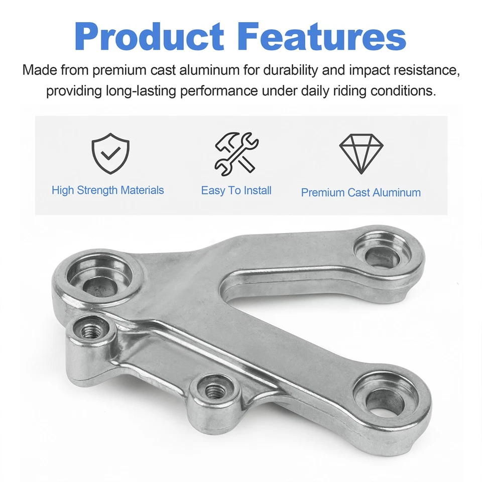 Soporte de montaje de reposapiés delantero izquierdo 35011-1874 para Kawasaki Ninja ZX-6R ZX-9R Foto 4 de 4