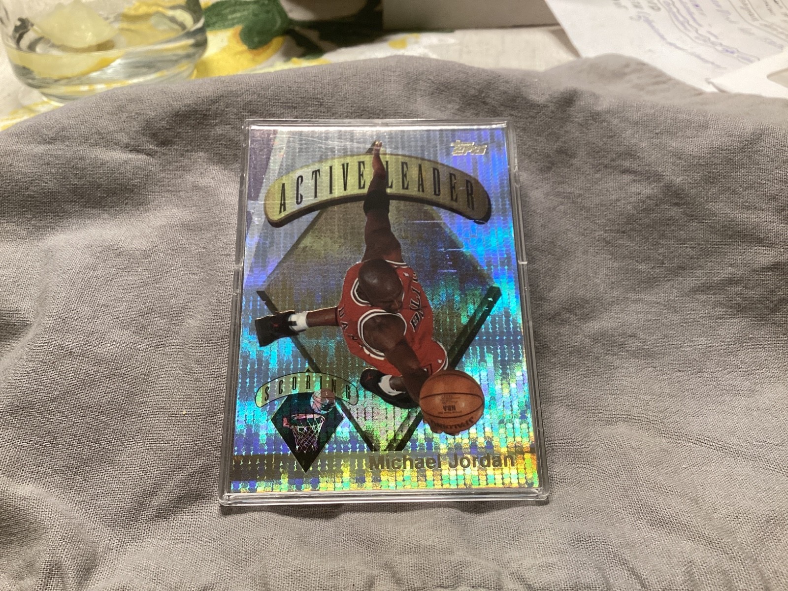 Michael Jordan # 1 Active Leader Power Boosters Scoring 1995-96 Topps Bulls