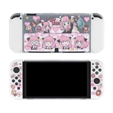 For Joycon Controller Nintendo Switch OLED Case Cover Cute Accessory SPY Family