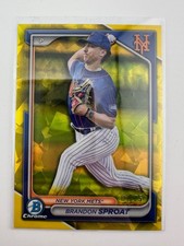 2024 Bowman Draft Sapphire - Brandon Sproat #BDC-90 Yellow Refractor /75 (RC)