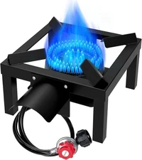 BTU Propane Burner Stove Single/Double Outdoor Gas Cooker for Camping & Cooking