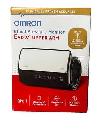 #ad Omron Evolv Upper Arm Blood Pressure Monitor Model BP7000 NEW SEALED $64.99