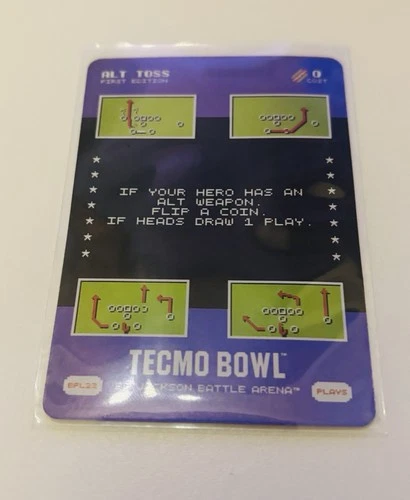 Alt Toss - Bo Jackson Battle Arena - Alt Toss Bonus Play BPL22 Foil - Tecmo Bowl