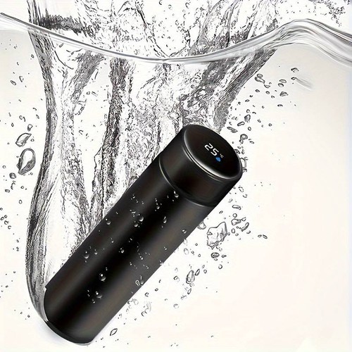 LED Display Smart Wasserflasche - Vakuumisolierkolben Edelstahl Thermoskanne - Bild 7 von 23