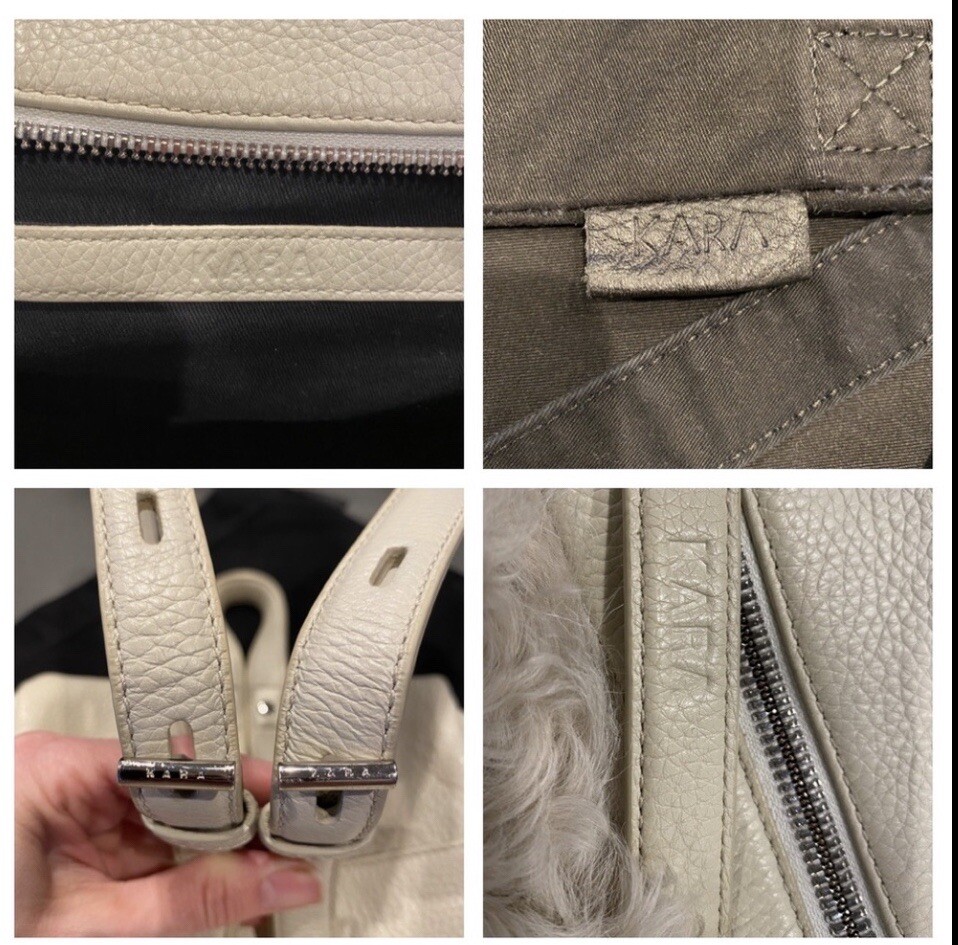 KARA Shearling Small Backpack - image 7