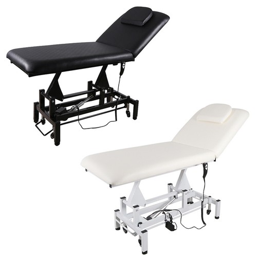 Electric Massage Table Bed 2 Section Beauty Salon Tattoo Therapy Treatment Couch - Picture 4 of 18