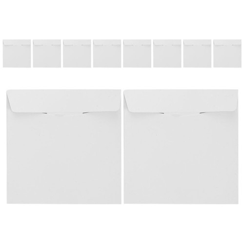 10 Pcs CD -Tasche Flacher Versandkarton Aus Pappe CD/DVD-Umschlag - Afbeelding 10 van 12