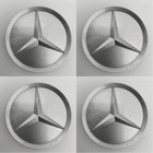Set of 4 OEM Center Caps for 1984-2016 Mercedes Benz 2014010225 Fits Most Models