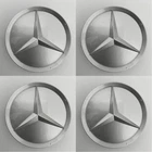 Set of 4 OEM Center Caps for 1984-2016 Mercedes Benz 2014010225 Fits Most Models