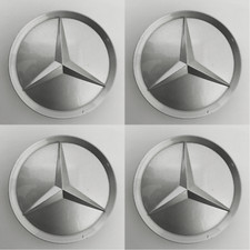 Set Of 4 Oem Center Caps For 1984-2016 Mercedes Benz 2014010225 Fits Most Models