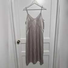 Everlane The Party Slip Dress in Stone Size 4