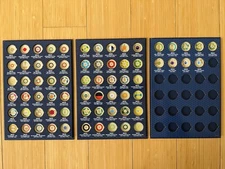 e2V1+2+3s Two Dollar Coloured Coin Album SLEEVE Vol 1,2,3 (NO COINS INCLUDED)