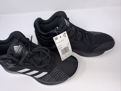 Adidas Boys' Pro Spark 2018 Basketball Shoes - Black, 5.5