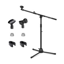 CAHAYA Microphone Stand Heavy-Duty Super Resistent Tripod Boom Universal Mic ...