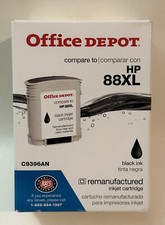 Office Depot- HP 88XL - Black Ink Cartridge-OfficeJet Pro - C9396AN