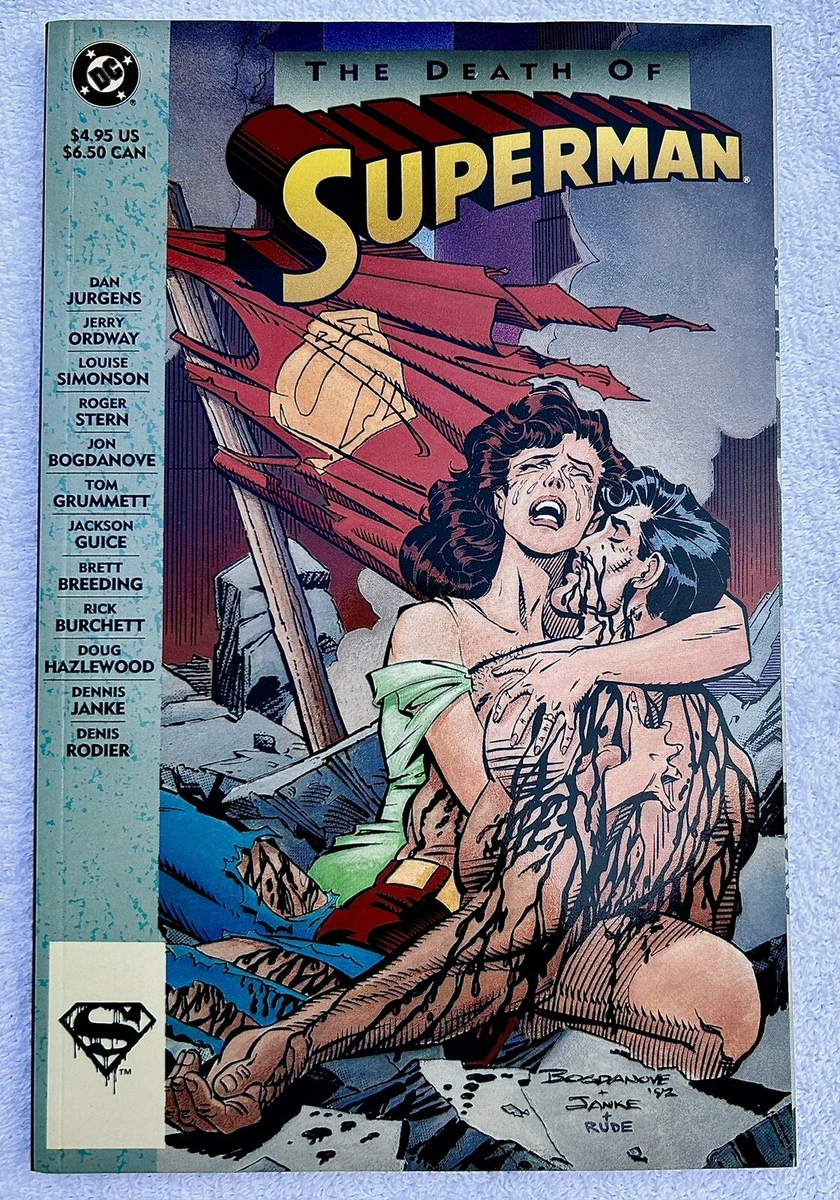 DC comics the death of superman 1993 NEW, in original cellophane sleeve and  boa. | eBay